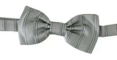 Dolce & Gabbana Light Gray Lining Adjustable Neck Butterfly Bow Tie -  Neckties, Men -  Dolce & Gabbana.